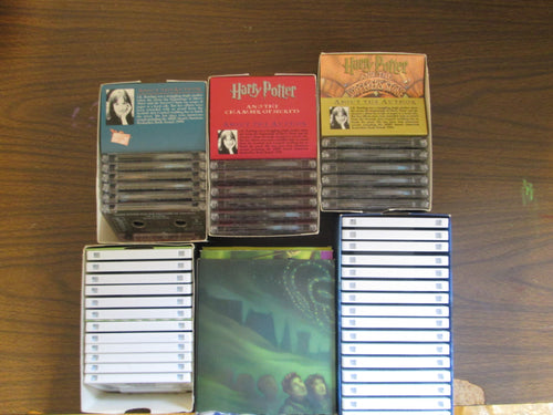 Harry Potter Cassette Tape/CD Collection - Chamber of Secrets, Sorcerer's Stone, Prisoner of Azkaban, Vol 4 & Order of the Phoenix