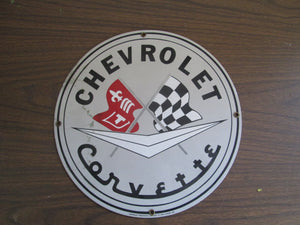 Chevrolet Corvette Andy Rooney 11 1/4" Round Metal Sign Reproduction