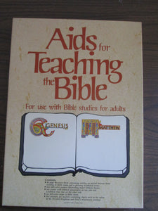 Aids for Teaching the Bible with books and maps Box set 1983
