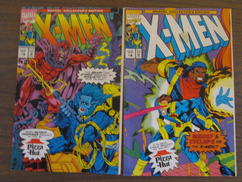 X-Men Collector's Edition #3 & #4 1993 Pizza Hut promo