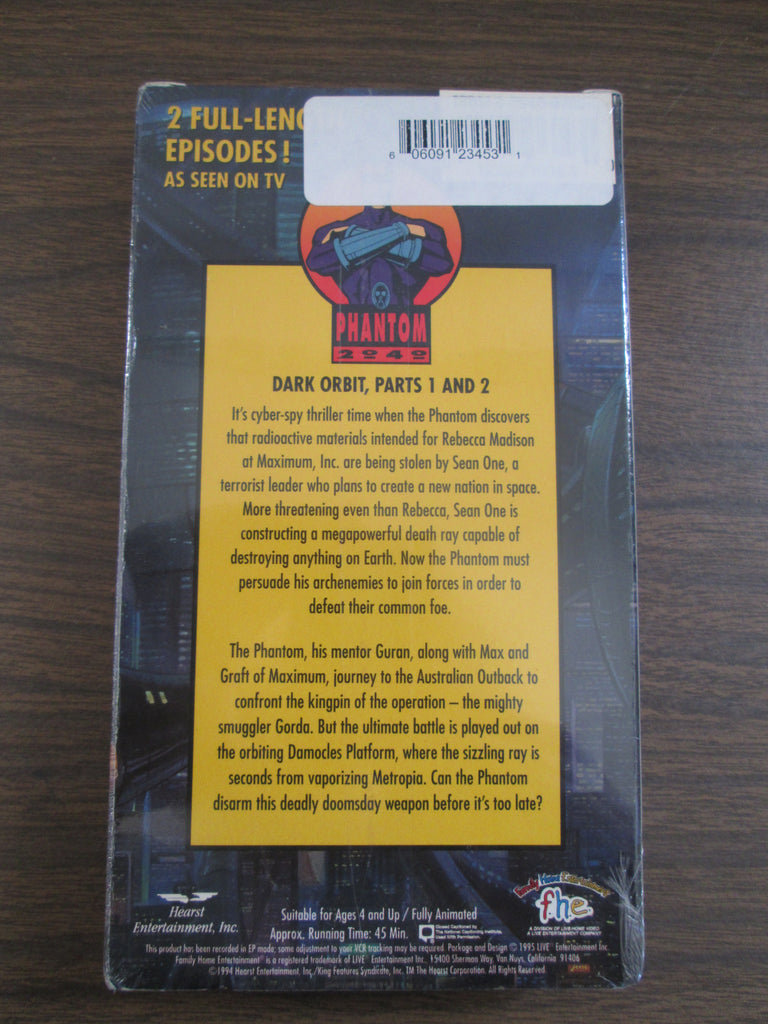Phantom 2040 Dark Orbit Sealed VHS 1994 – Fun Stuff Super Store
