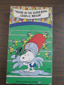You're In the Super Bowl Charlie Brown VHS 1993
