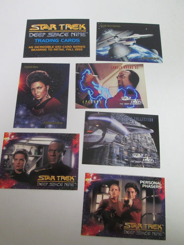 Star Trek Various Set of 7 Promo Cards 1993