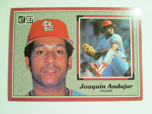 Joaquin Andujar Donruss #27 St Louis Cardinals 5" x 3 1/2" Baseball Card 1983