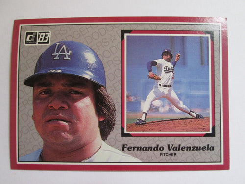 Fernando Valenzuela Donruss #53 Los Angeles Dodgers 5