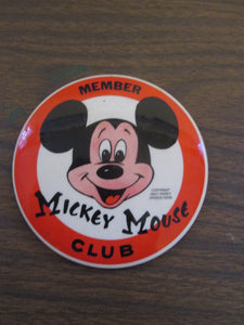 Vintage Member Mickey Mouse Club Pin Walt Disney