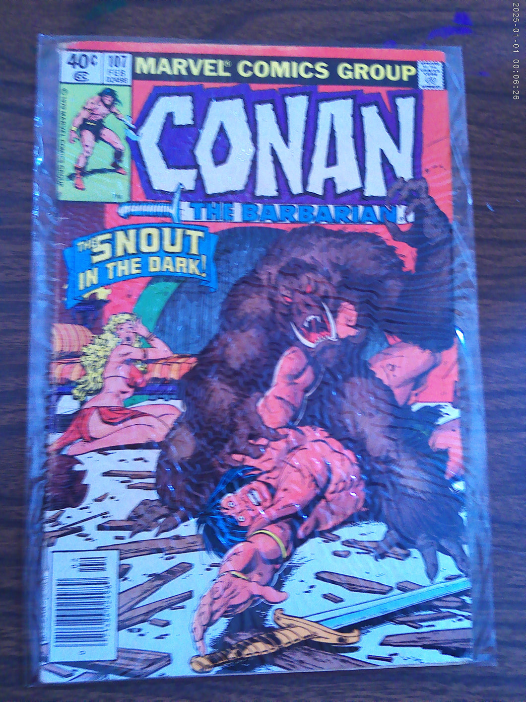 Conan The Barbarian #107 1980