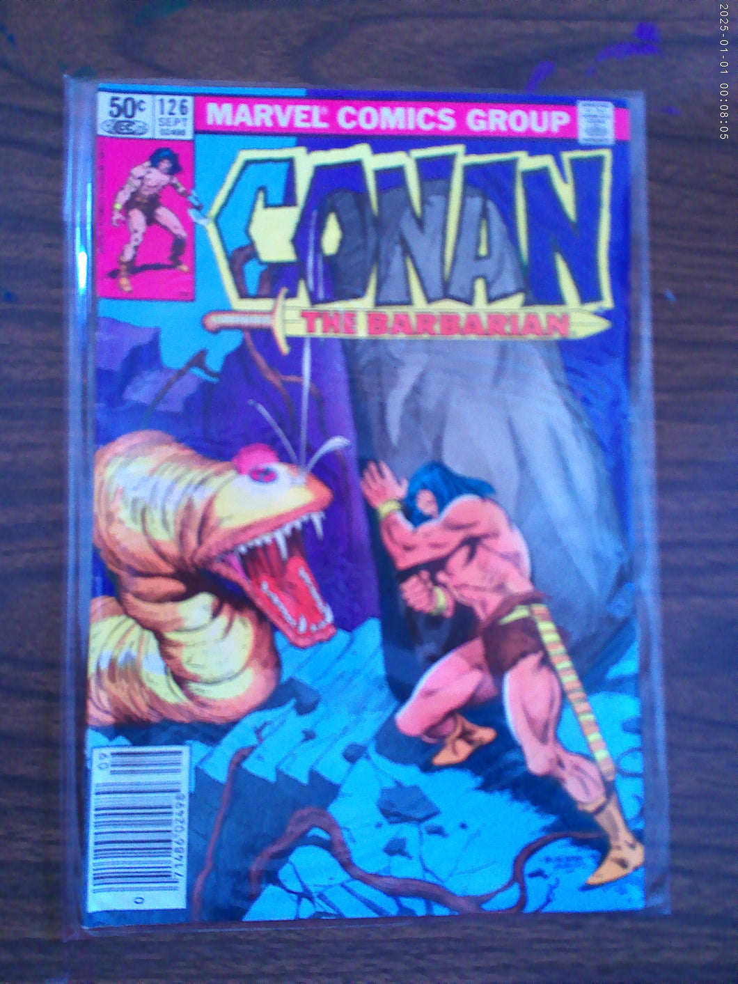 Conan The Barbarian #126 1981