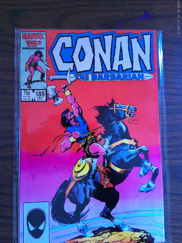 Conan The Barbarian #189 1986