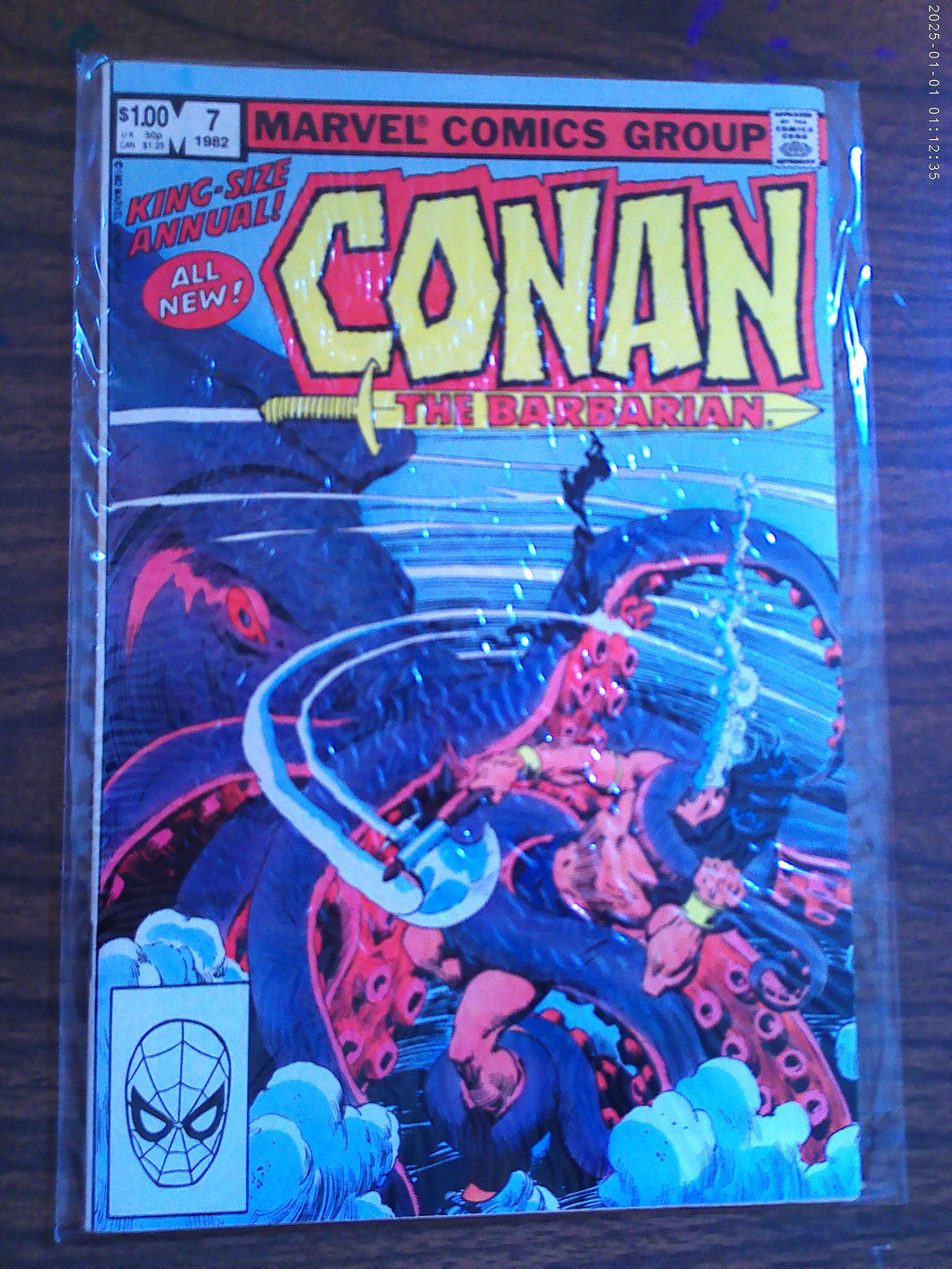 Conan The Barbarian Annual #7 1982