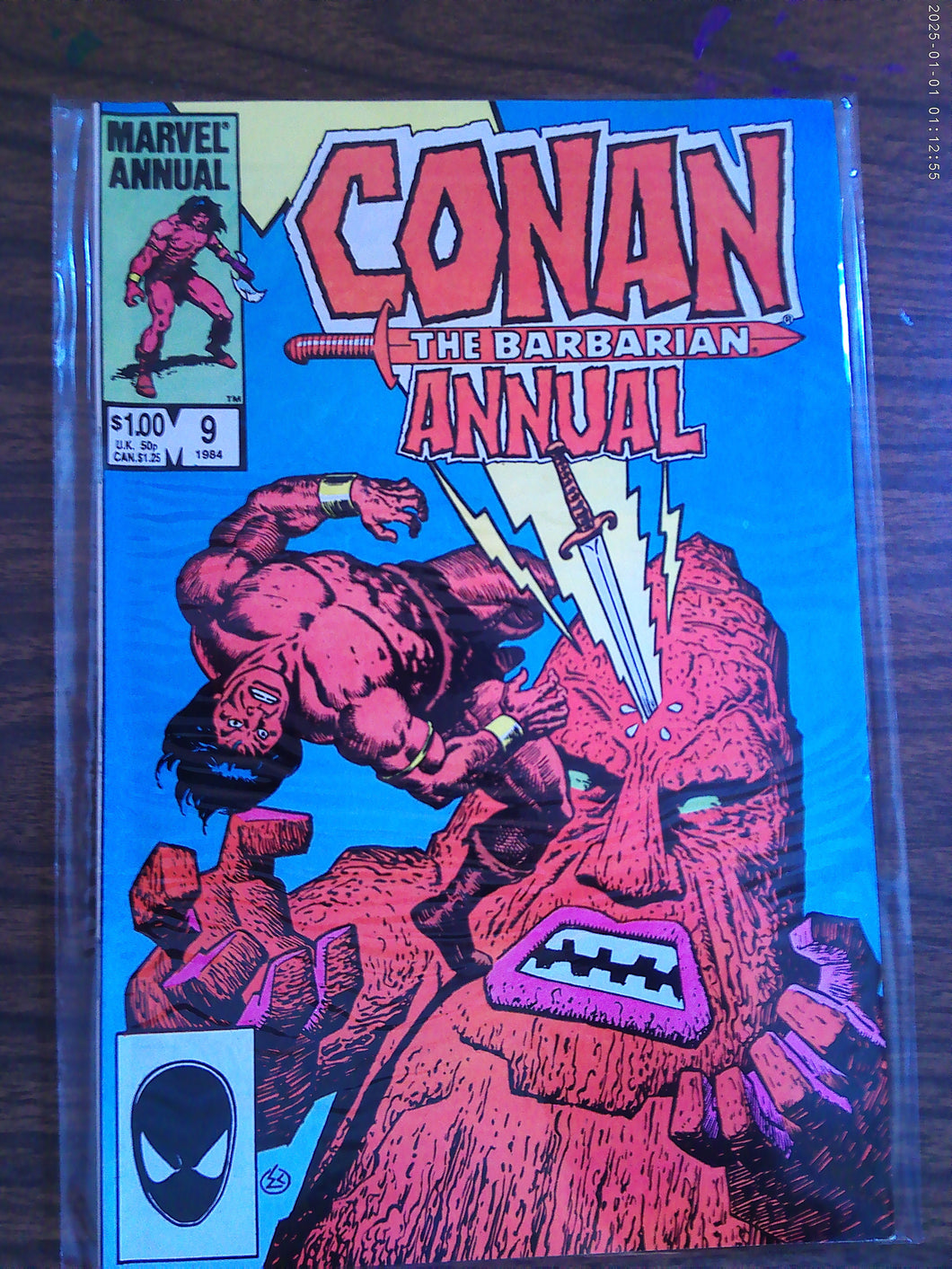 Conan The Barbarian Annual #9 1984