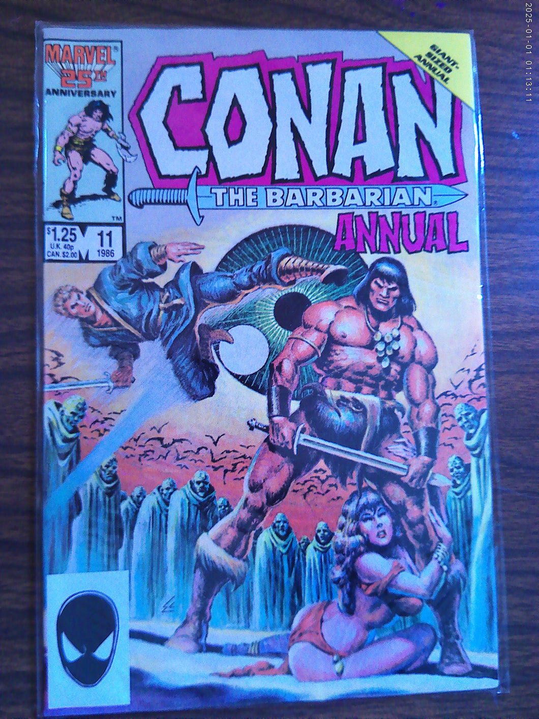 Conan The Barbarian Annual #11 1986