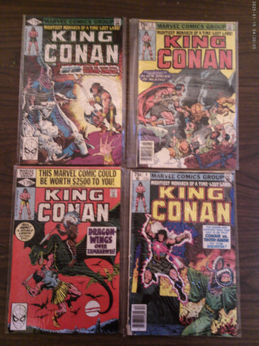 King Conan #1-19; Conan The King #20-55 Complete Set 1980-1989
