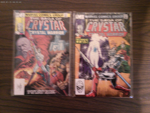Saga Of Crystar Crystal Warrior #1-11 Complete Set 1983-1985
