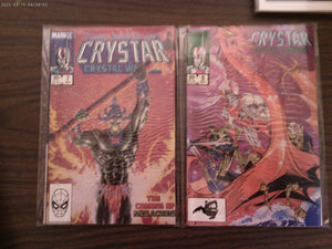 Saga Of Crystar Crystal Warrior #1-11 Complete Set 1983-1985