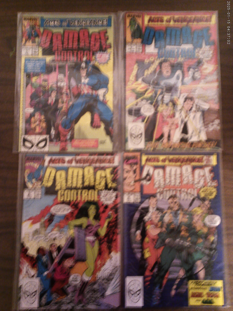 Damage Control Series 2 Acts of Vengeance #1-4 Complete Set – Fun Stuff ...