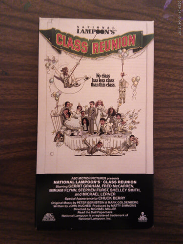 National Lampoon's Class Reunion VHS 1982