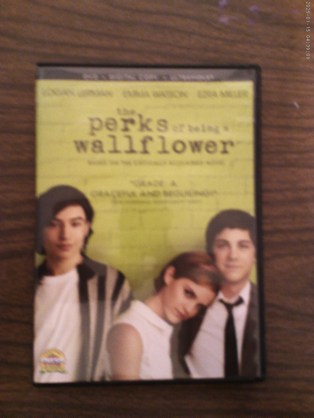 Perks of being a Wallflower starring Emma Watson DVD 2012