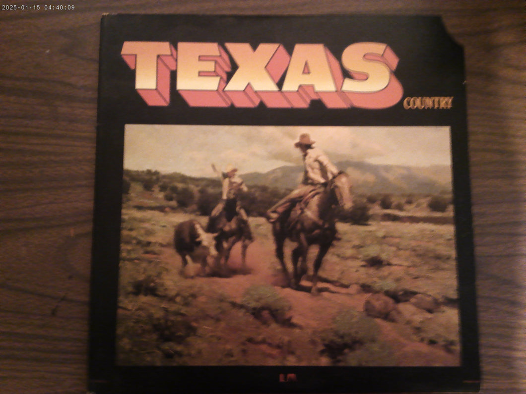 Texas Country Double Record Album with Willie Nelson and Freddie Fender 1986