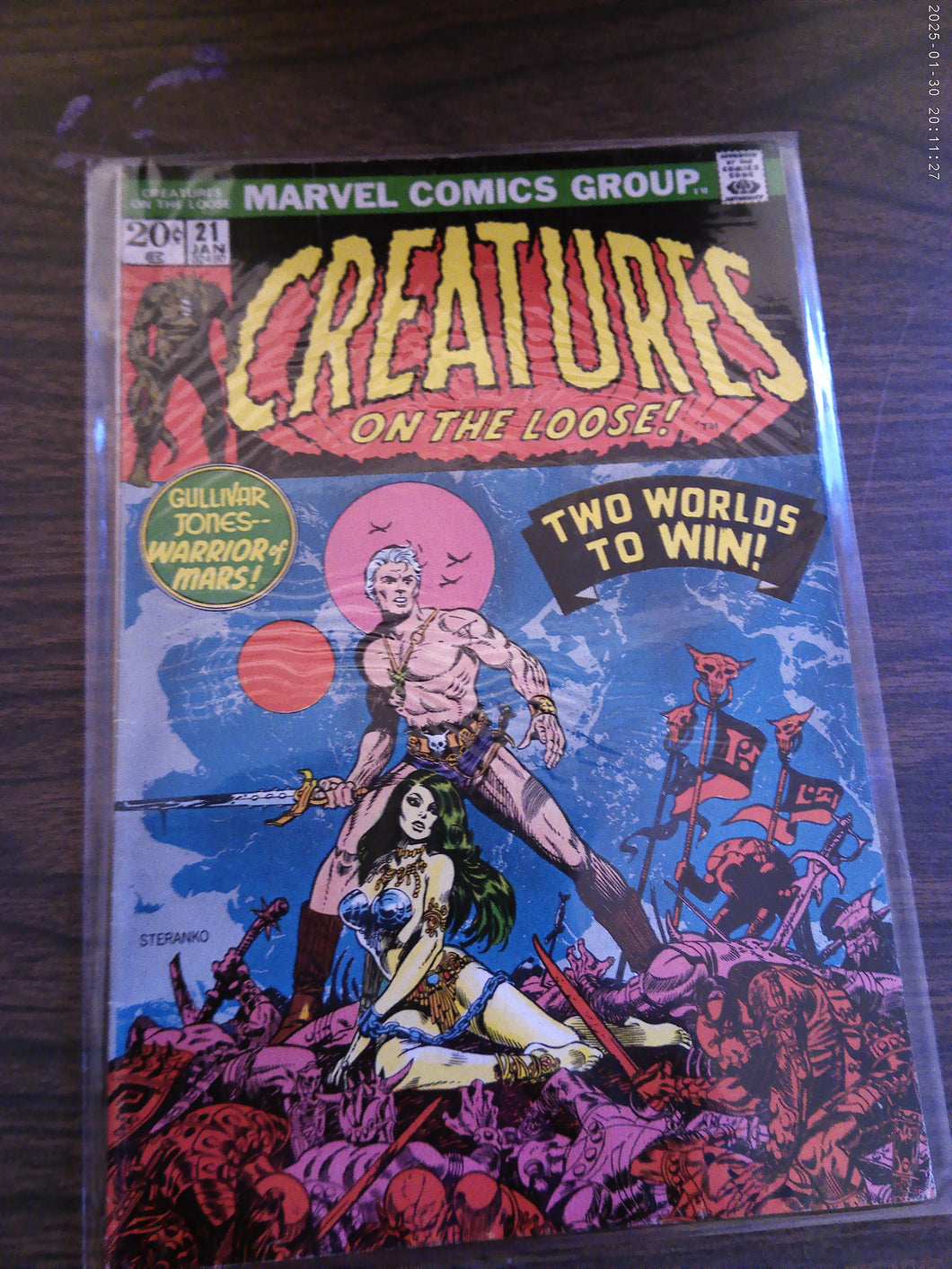 Creatures On The Loose #21 1973