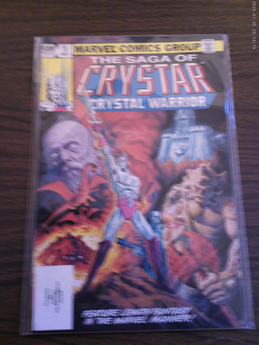 Saga Of Crystar Crystal Warrior #1-11 Complete Set 1983-1985