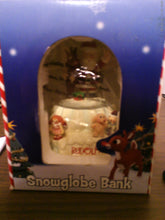 Rudolph The Red-Nosed Reindeer Snow Globe Bank 2003