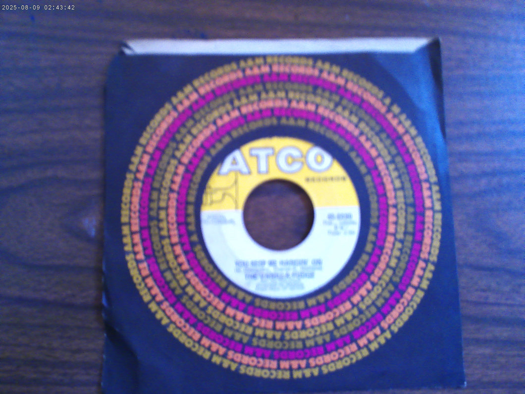 Vanilla Fudge You Keep Me Hanging On/Come By Day, Come By Night 45 RPM Record