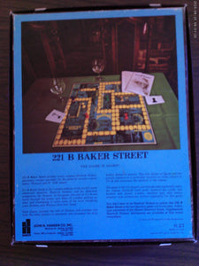 221B Baker Street The Master Detective Game Sherlock Holmes Complete 1977