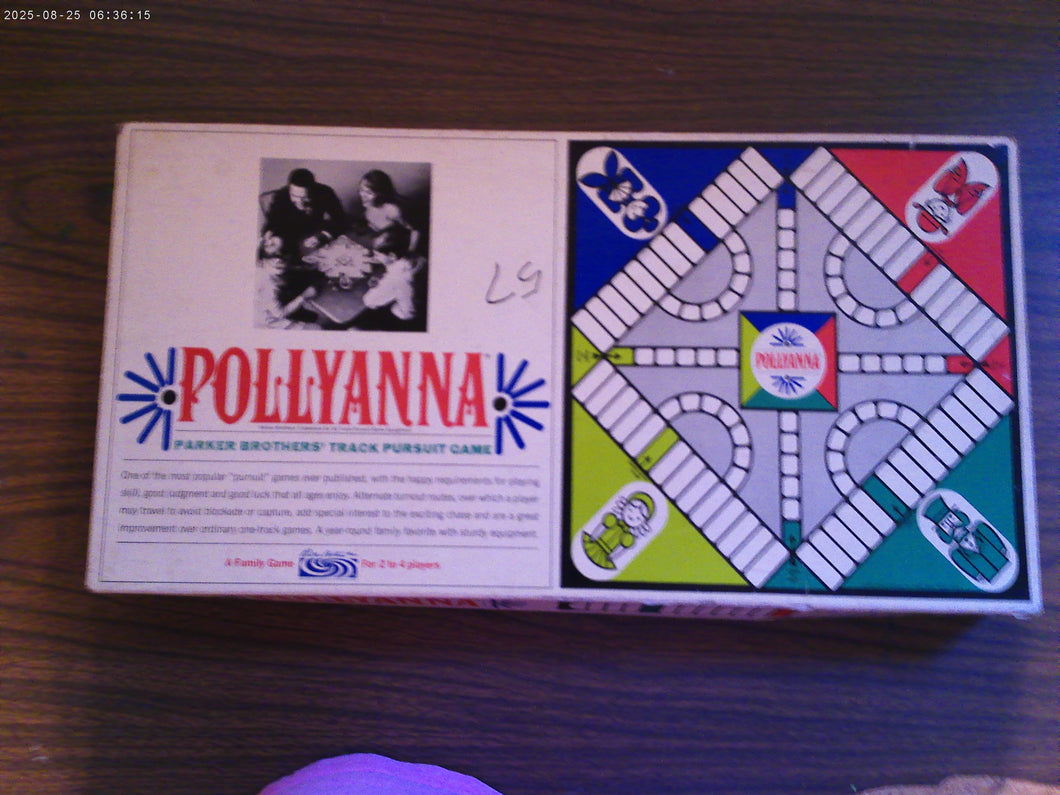 Pollyanna Track Pursuit Board Game 1951