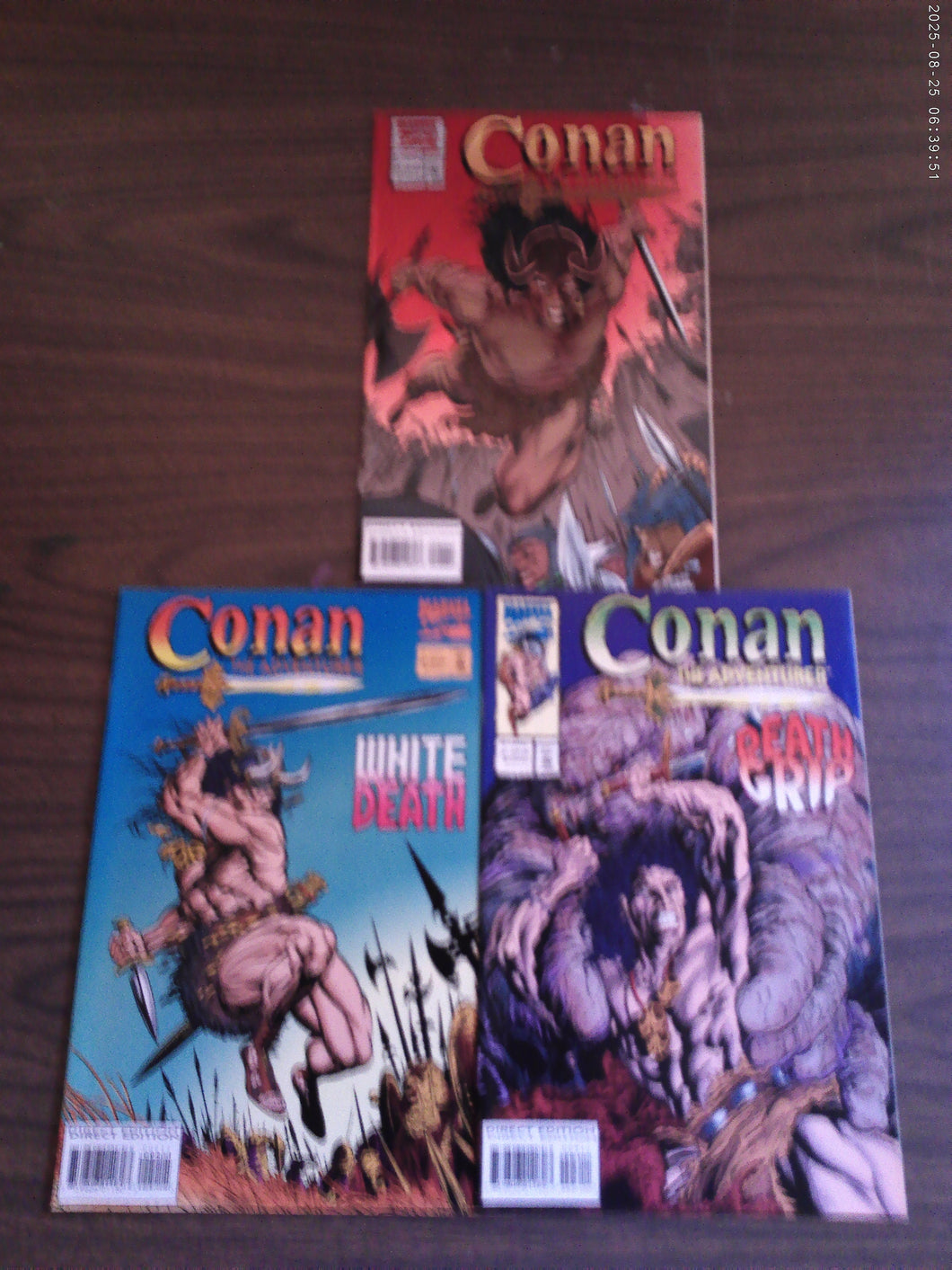 Conan The Adventurer #1-3 1994