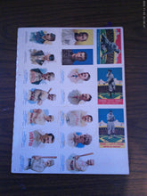 Dover Publishing Reprint Baseball Cards 8 Pages 1977