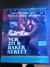 VCR 221 B Baker Street Game Sherlock Holmes SEALED 1987