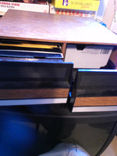 VCR 2 Drawer Wooden Storage Cabinet Holds 22 VCR Tapes