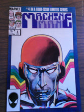Machine Man Vol 2 #1-4 Complete Set 1984-1985