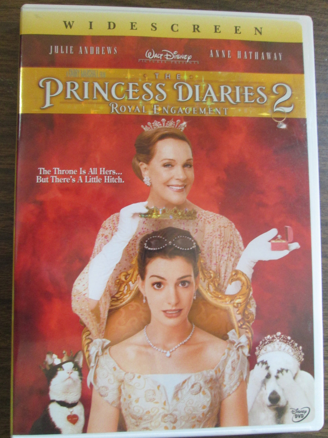 Princess Diaries 2 Royal Engagement DVD with Julie Andrews and Anne Hathaway 2004