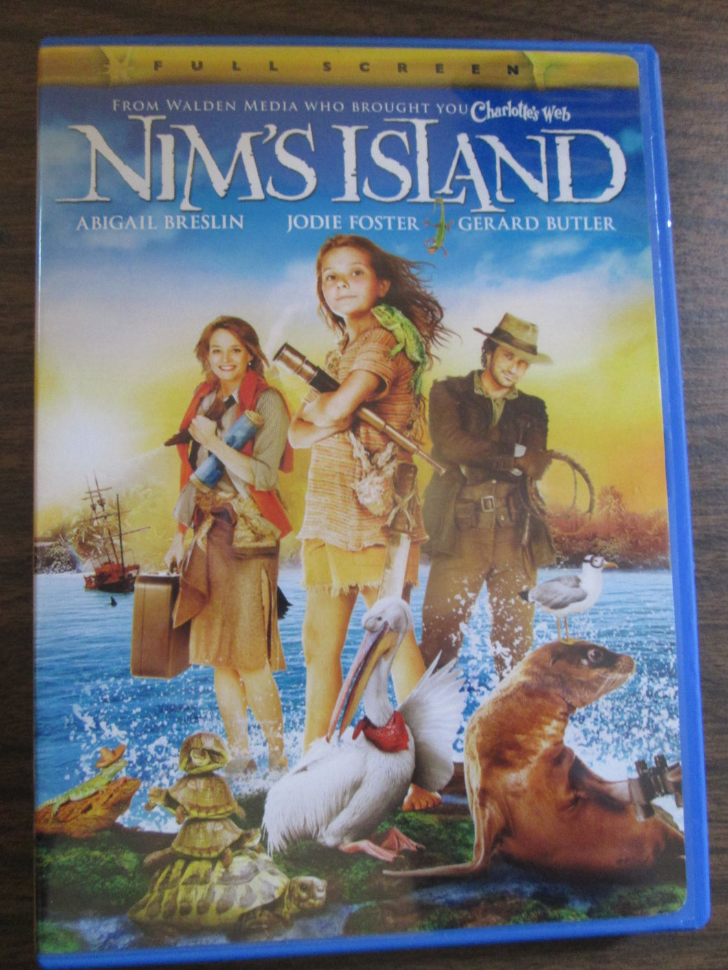 Nim's Island DVD with Jodie Foster and Gerard Butler 2008