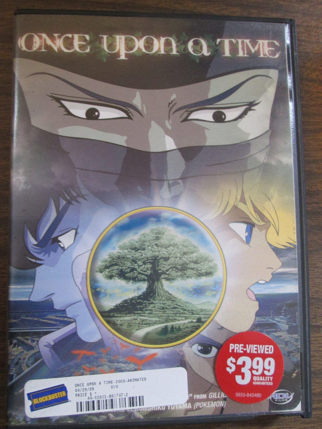 Once Upon A Time Animated DVD 2003