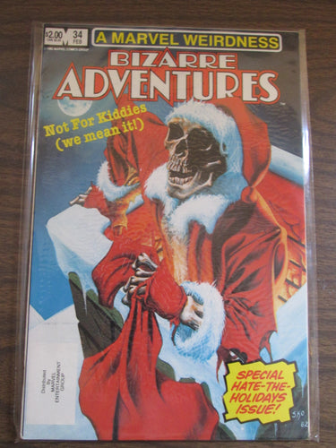 Bizarre Adventures #34 Special Hate the Holidays Issue 1983