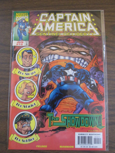 Captain America Sentinel of Liberty  #10 1999