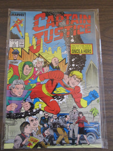Captain Justice #1 from the TV Series Once A Hero 1988