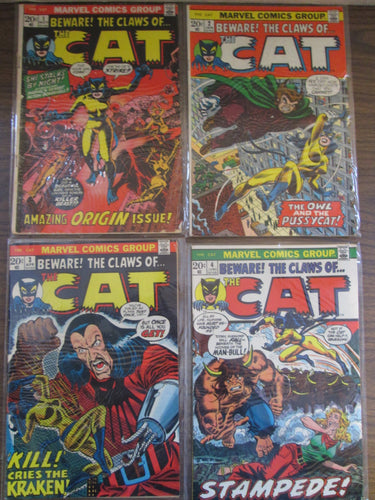 Cat #1-4 Complete Set 1972-1973