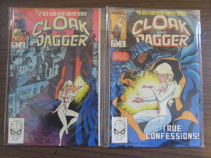 Cloak and Dagger Complete Set #1-4 1983-1984