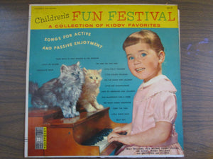Children's Fun Festival A Collection of Kiddy Favorites Songs Record Album