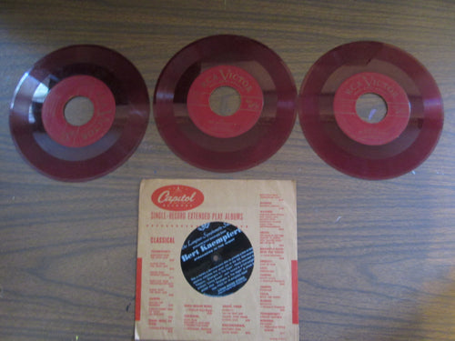 3 Classical 45 records with bonus (See List)