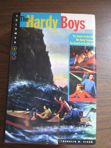 The Hardy Boys  Vol 1, 2 & 3 House on a Cliff, Tower Treasure and Secret of the Old Mill by Franklin Dixon 1999 HC