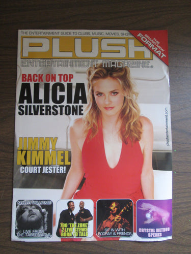 Plush Entertainment Magazine  Alicia Silverstone cove Atlanta GA Winter 2004  PB