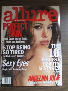 Allure Magazine Angelina Jolie cover Nov 2004 PB