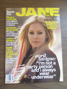 Jane Magazine Avril Lavigne cover Apr 2007 PB