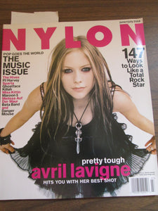 Nylon Magazine Avril Lavigne cover Jun/Jul 2004 PB