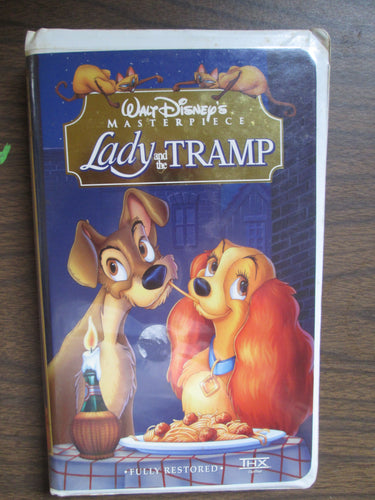Walt Disney's Lady and the Tramp VHS 1998